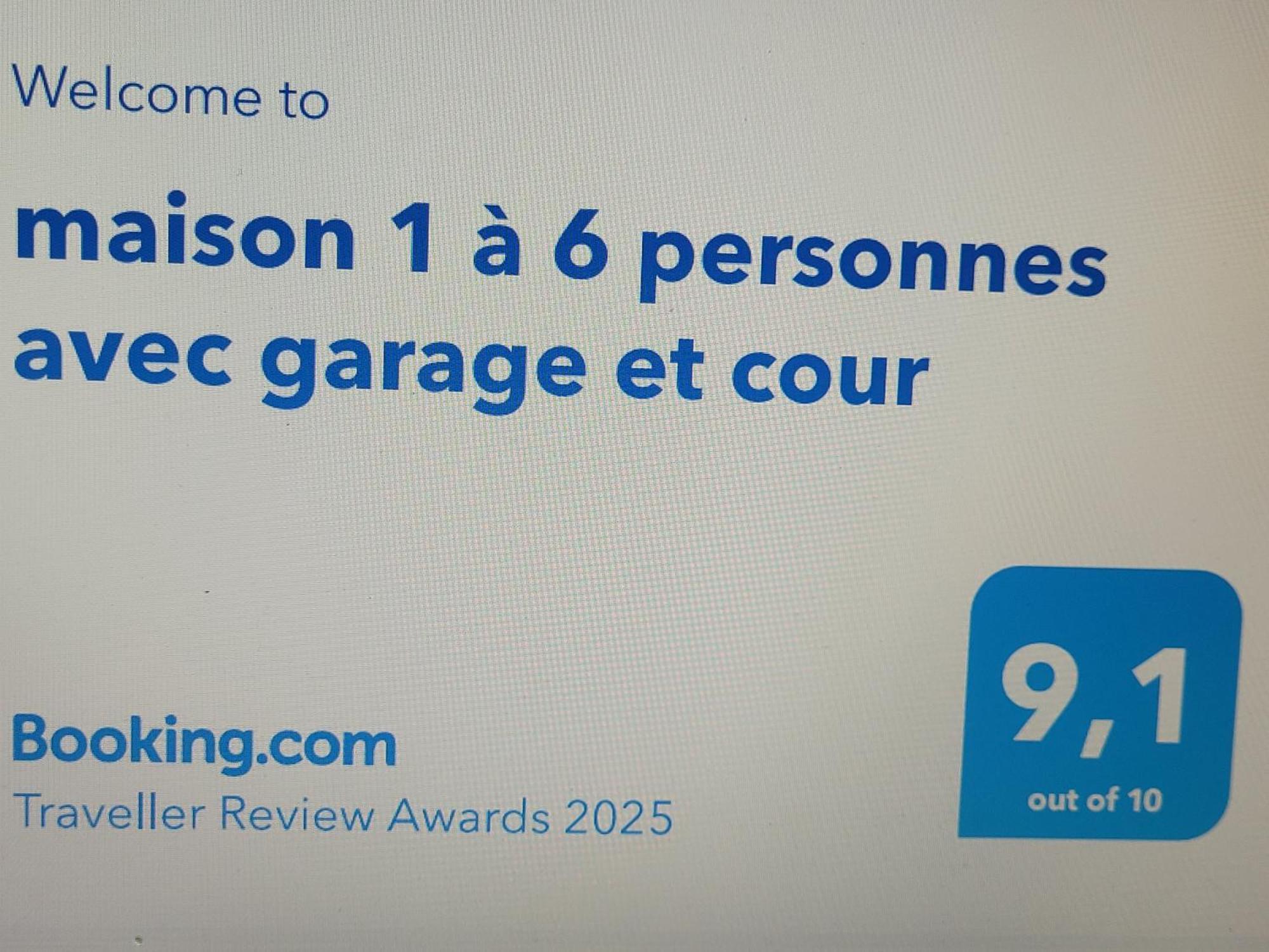 Hébergement de vacances Maison 1 A 6 Personnes Avec Garage Et Cour *